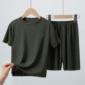 Conjunto liso verde ( 8Y )