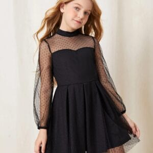 Vestido niña negro ( 8 Y )