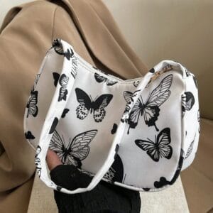 Bolso Shoulder Bag Estampado de Mariposas
