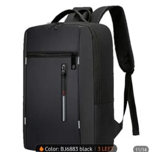 Mochila Ejecutiva para Laptop Antirrobo – Diseño Minimalista con Cierre Oculto