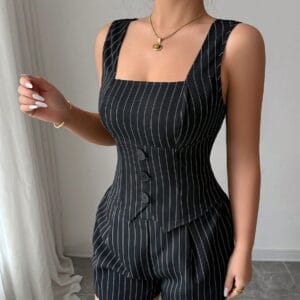 Conjunto sastre negro ( M )