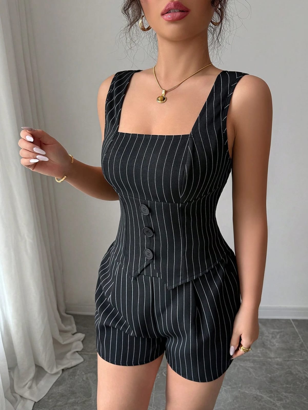 Conjunto sastre negro ( M )