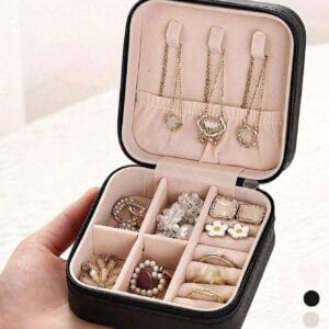 Joyero de Viaje con Cierre y Divisiones